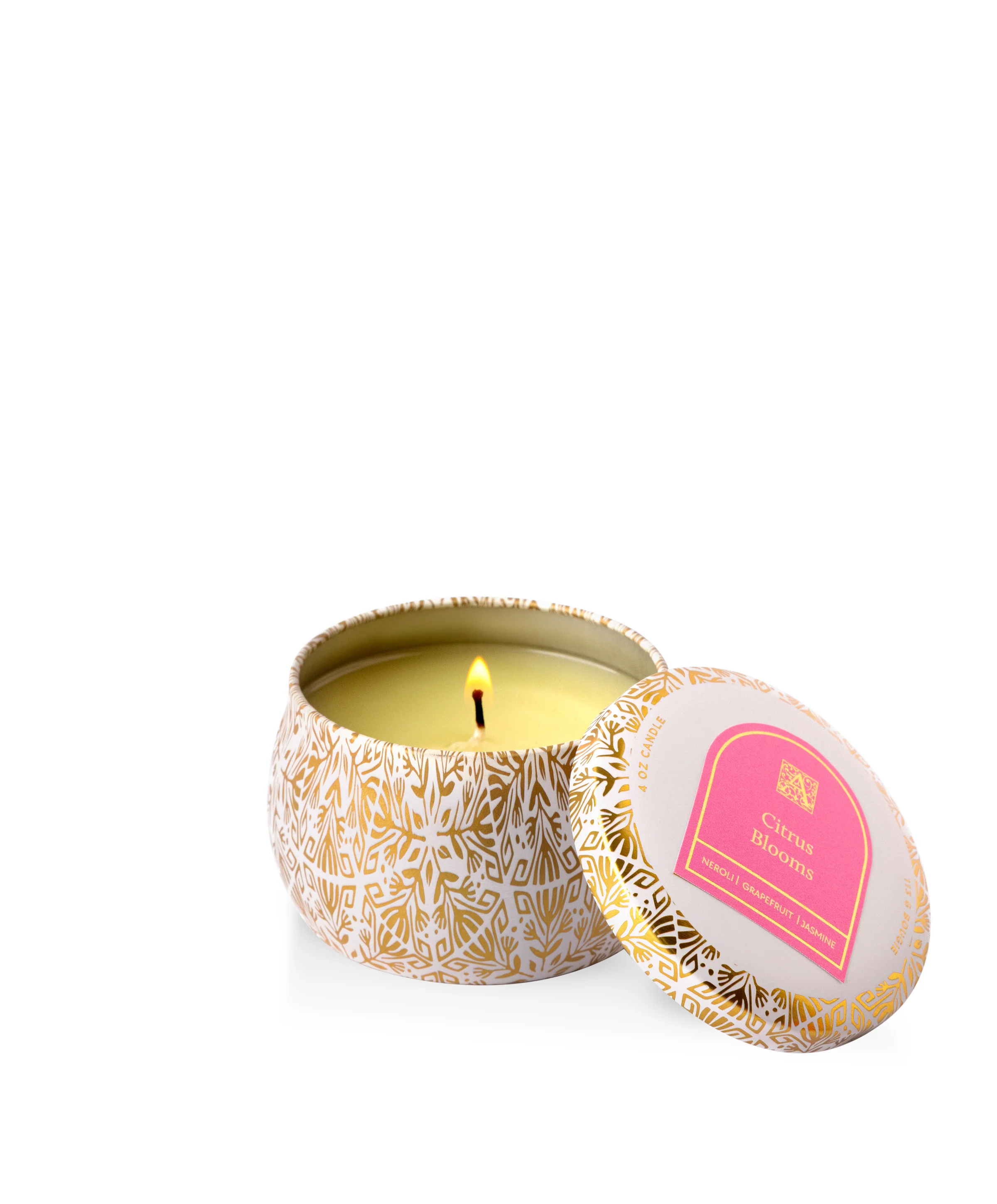 Citrus Blooms - Printed Travel Tin