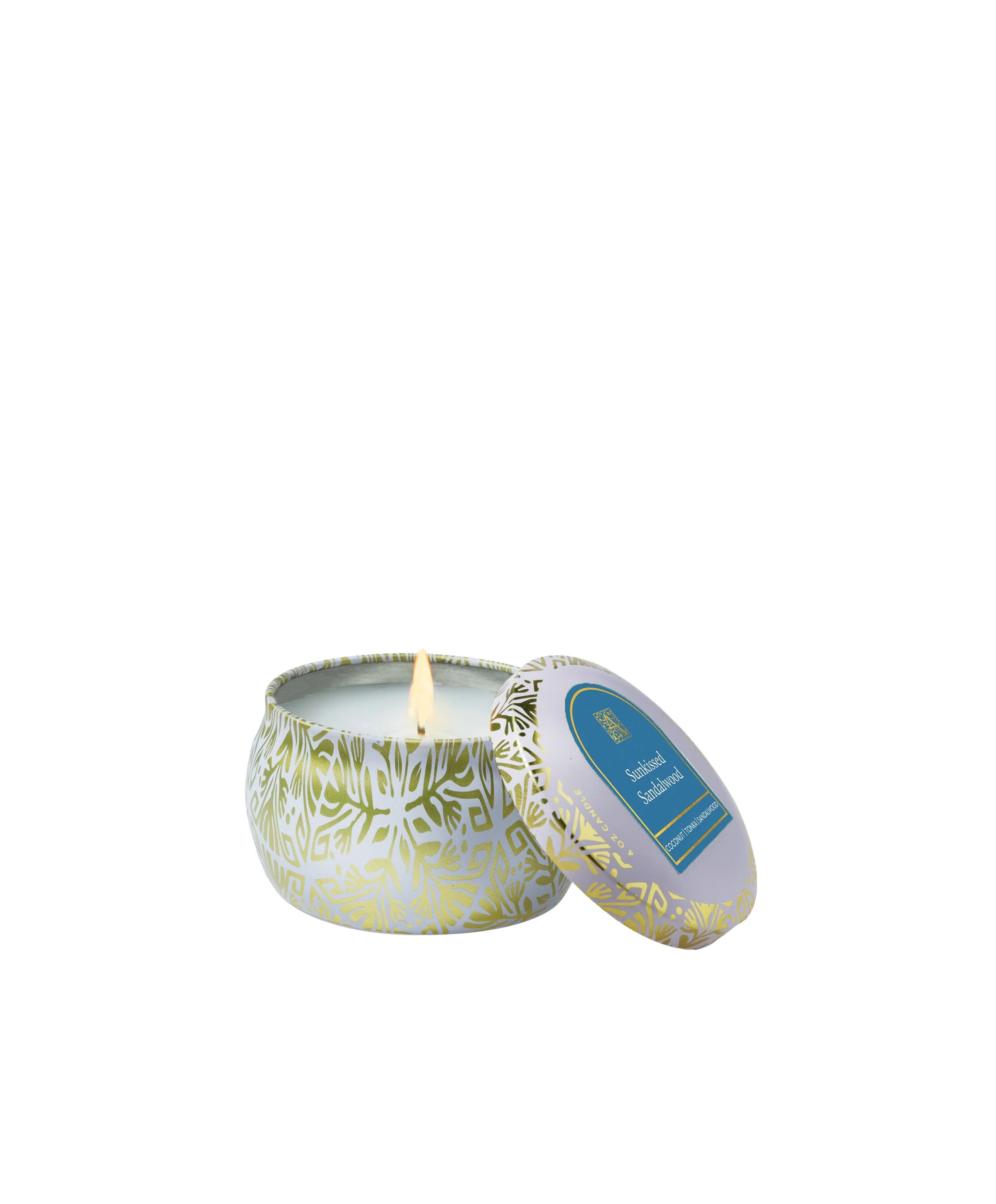 Sunkissed Sandalwood - Tin Candle