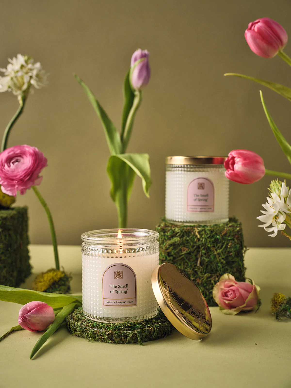 The Smell of Spring® - Textured Glass Candle - Image 2