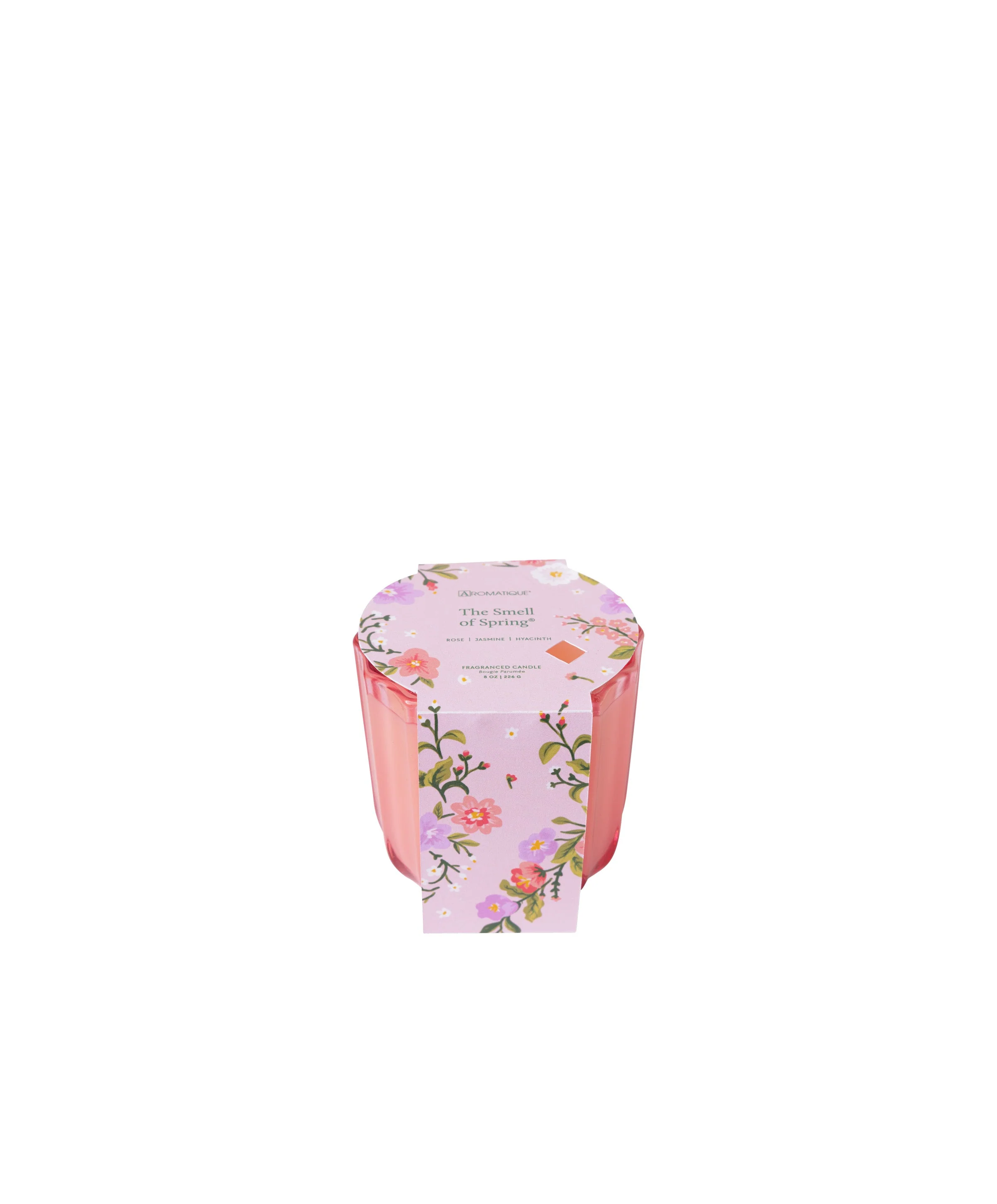 The Smell of Spring - Ribbed Glass Candle - Image 3