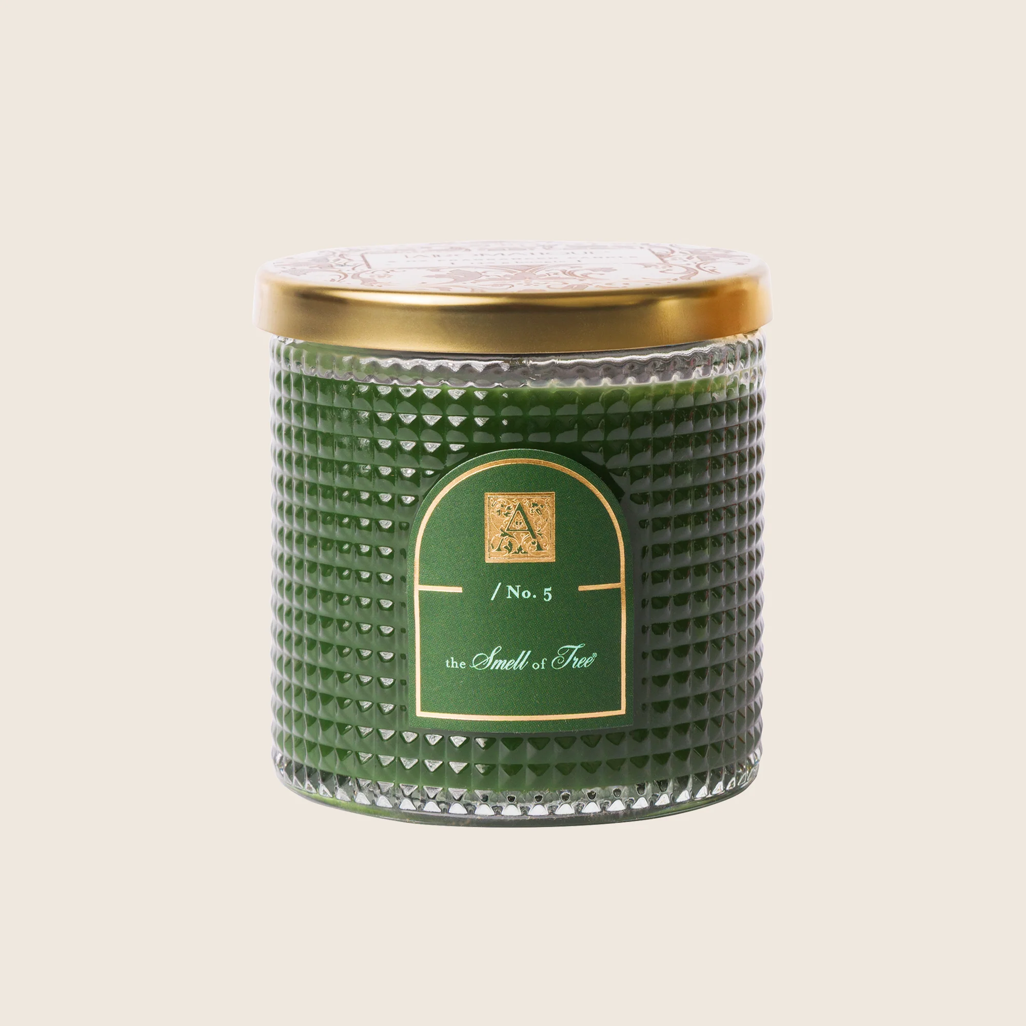 The Smell of Tree - Textured Glass Candle - Image 2